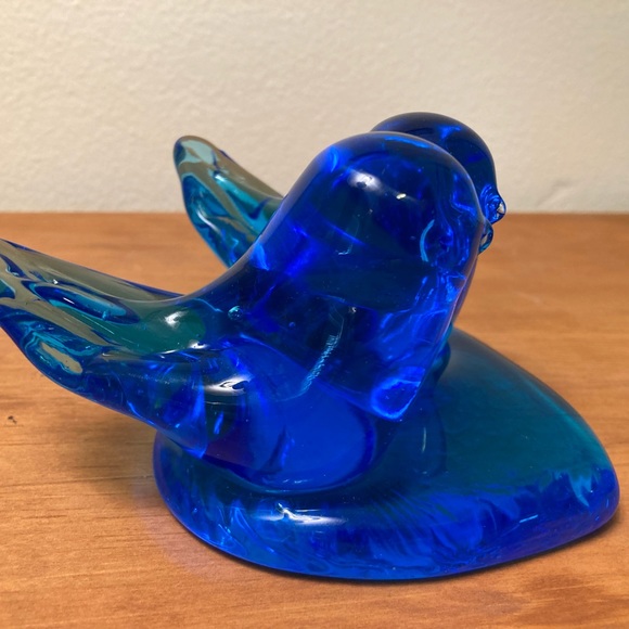 Leo Ward Couple ❤️ Bluebirds of Happiness Vintage - Large - Picture 7 of 13